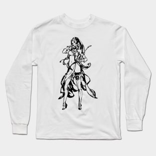 Weathered Commander Nier Automata Long Sleeve T-Shirt